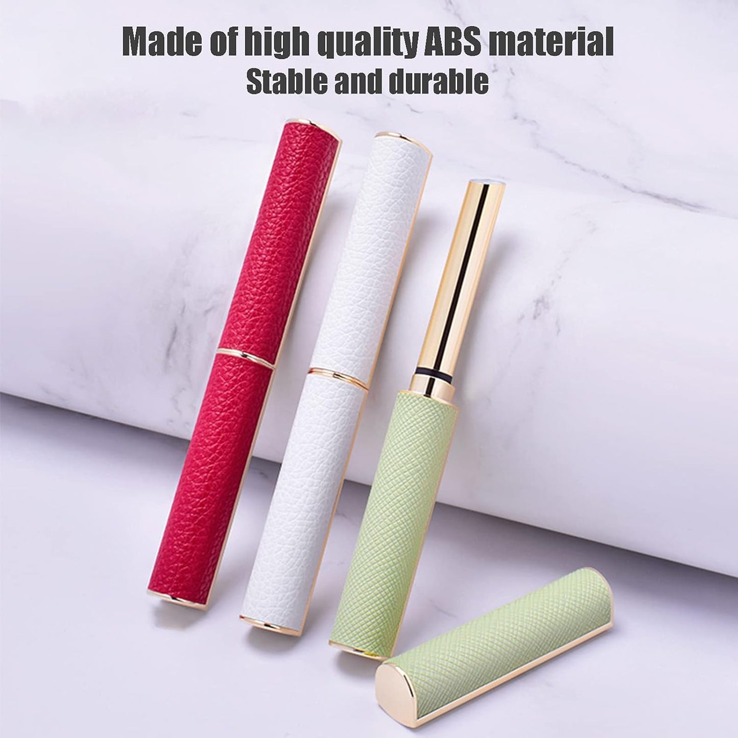 DIY ABS Lip Balm Refillable Lipstick Container for Crafting and Storage