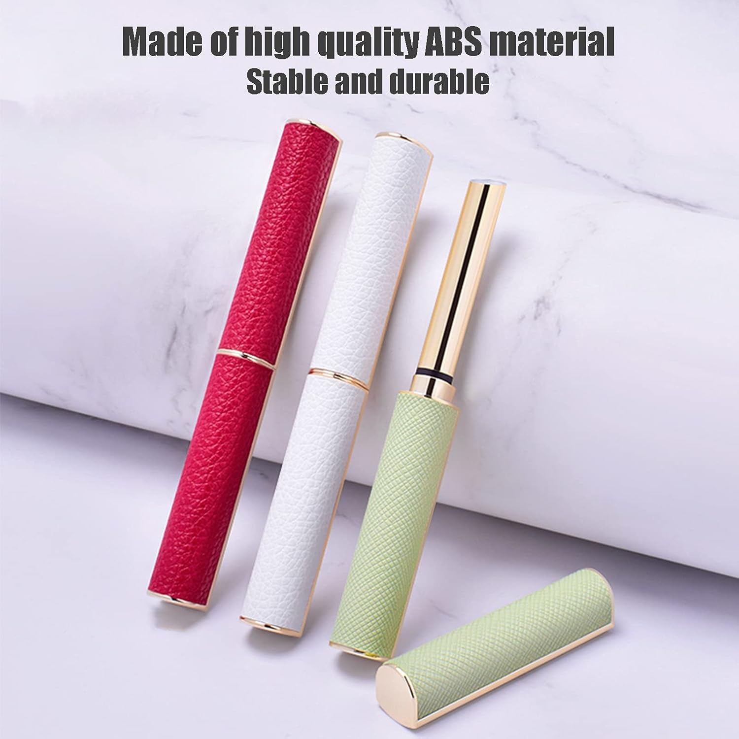 DIY ABS Lip Balm Refillable Lipstick Container for Crafting and Storage