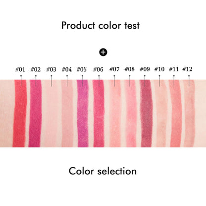 Visulong 2-In-1 Waterproof Lipstick Lip Liner,Visulong Lipstick,Double Ended Lipstick Automatic Lip Liner Matte Waterproof Non-Fading Non-Stick Lipstick (7#, One Size)