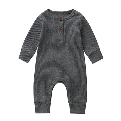 Cotton Long Sleeve Infant Romper