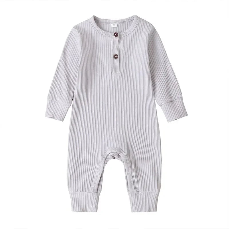 Cotton Long Sleeve Infant Romper