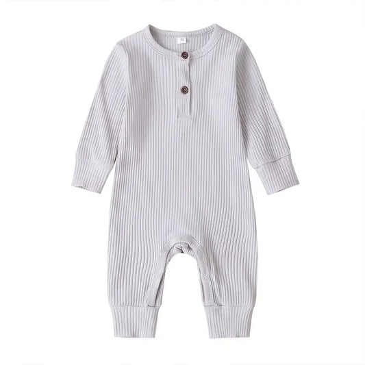 Cotton Long Sleeve Infant Romper